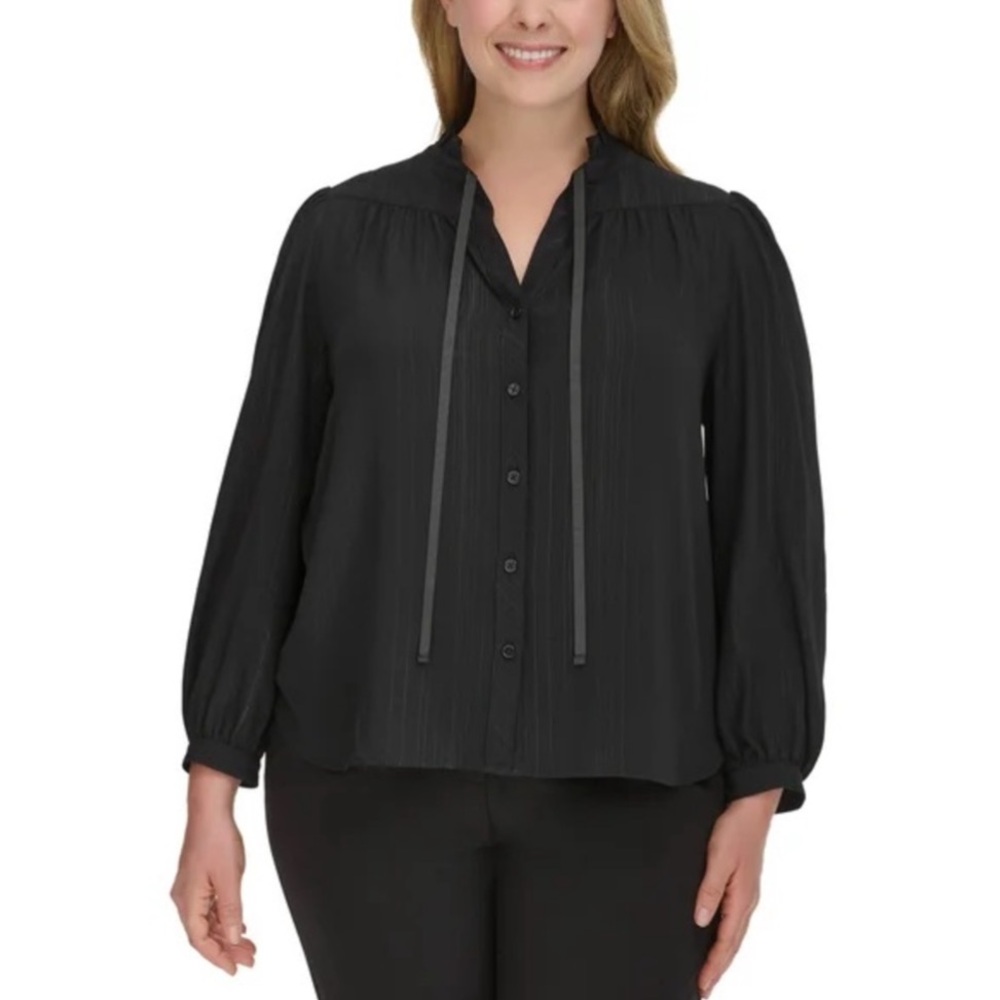 DKNY Women's Lurex Blouse NWOT
